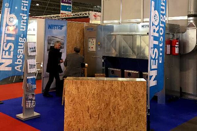 NESTRO booth at the trade fair BATIMAT, Paris, 2015
