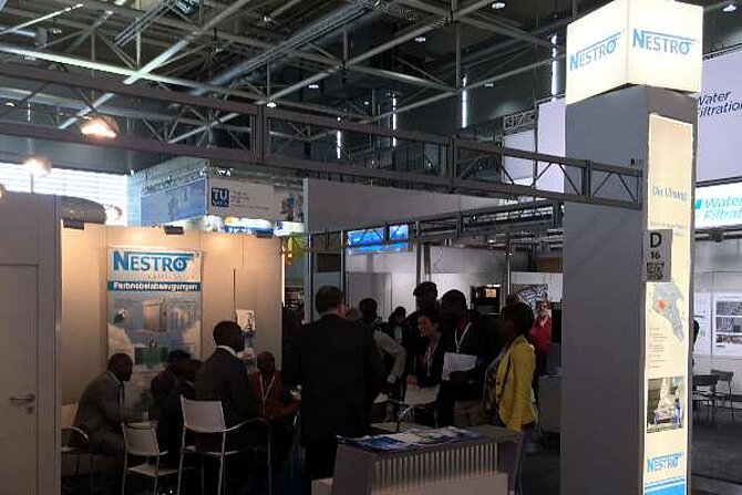 "Cameroonian delegation visits NESTRO exhibition stand"