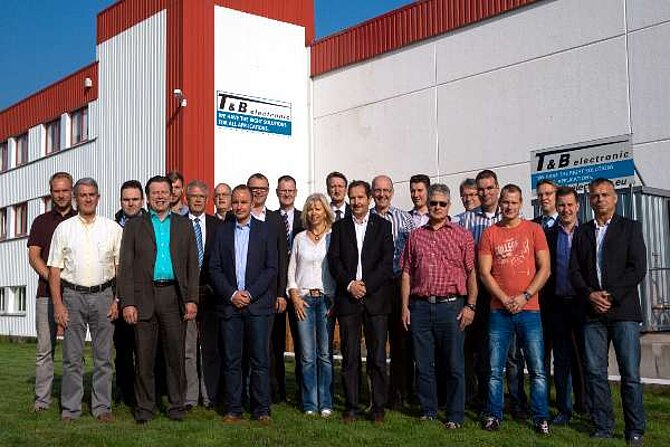 NESTRO sales team visits T&B.