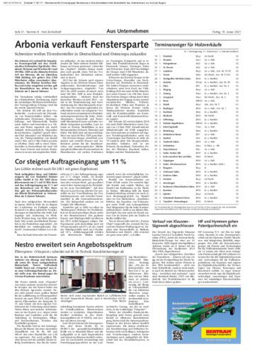 Holz-Zentalblatt 02 2021 - S.31 - Nestro erweitert sein Angebotsspektrum