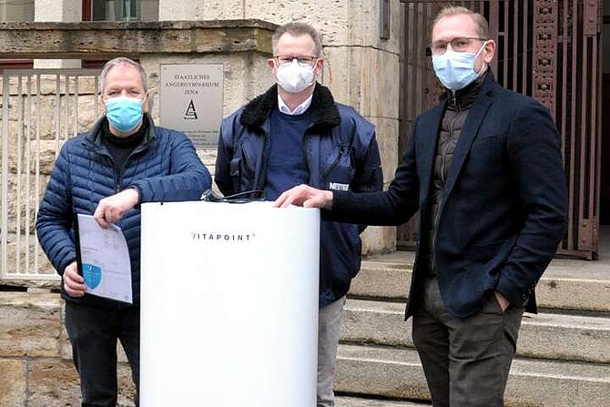 Engagierte Spender sorgen für hygienisch saubere Luft dank VITAPOINT Luftreiniger