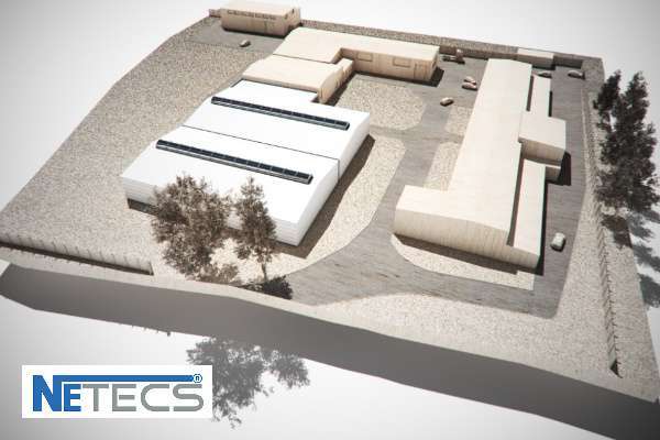 Neue große Doppelhalle für Netecs in Olesno